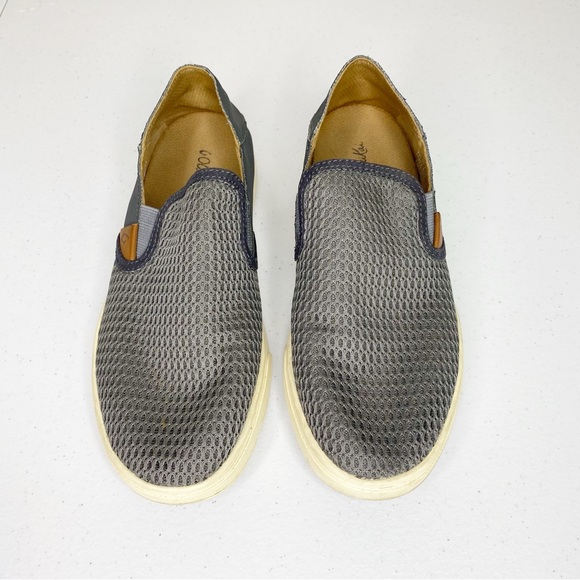 OluKai Pehuea Slip On Sneaker in Pavement Gray Size 7 - Picture 2 of 11